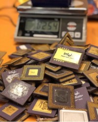 Ceramic CPU Scrap with Gold Pins/Processors Scrap/Intel Pentium Pro Ceramic