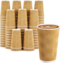 Kraft Ripple Wall Paper Cup