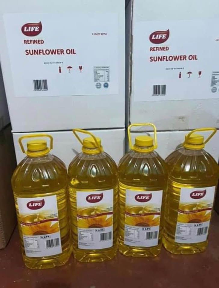 100% Refined Sunflower Cooking Oil