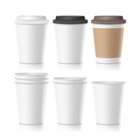 Pack of 1000 Paper Cups 200 ml Made in Germany Premium Disposable Suitable for Machines 100% Leak-Proof White